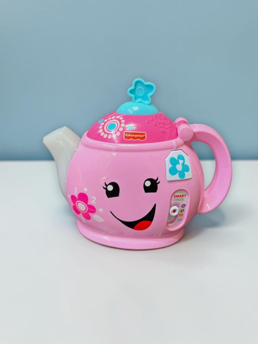 (VIDEO)Fisher Price Talking Teapot Pink Laugh & Learn Say Please Musical Tea Pot